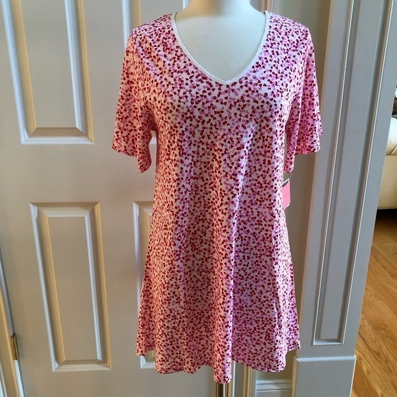 Kate Spade NY Confetti Heart Sleep Shirt - Picture 1 of 4